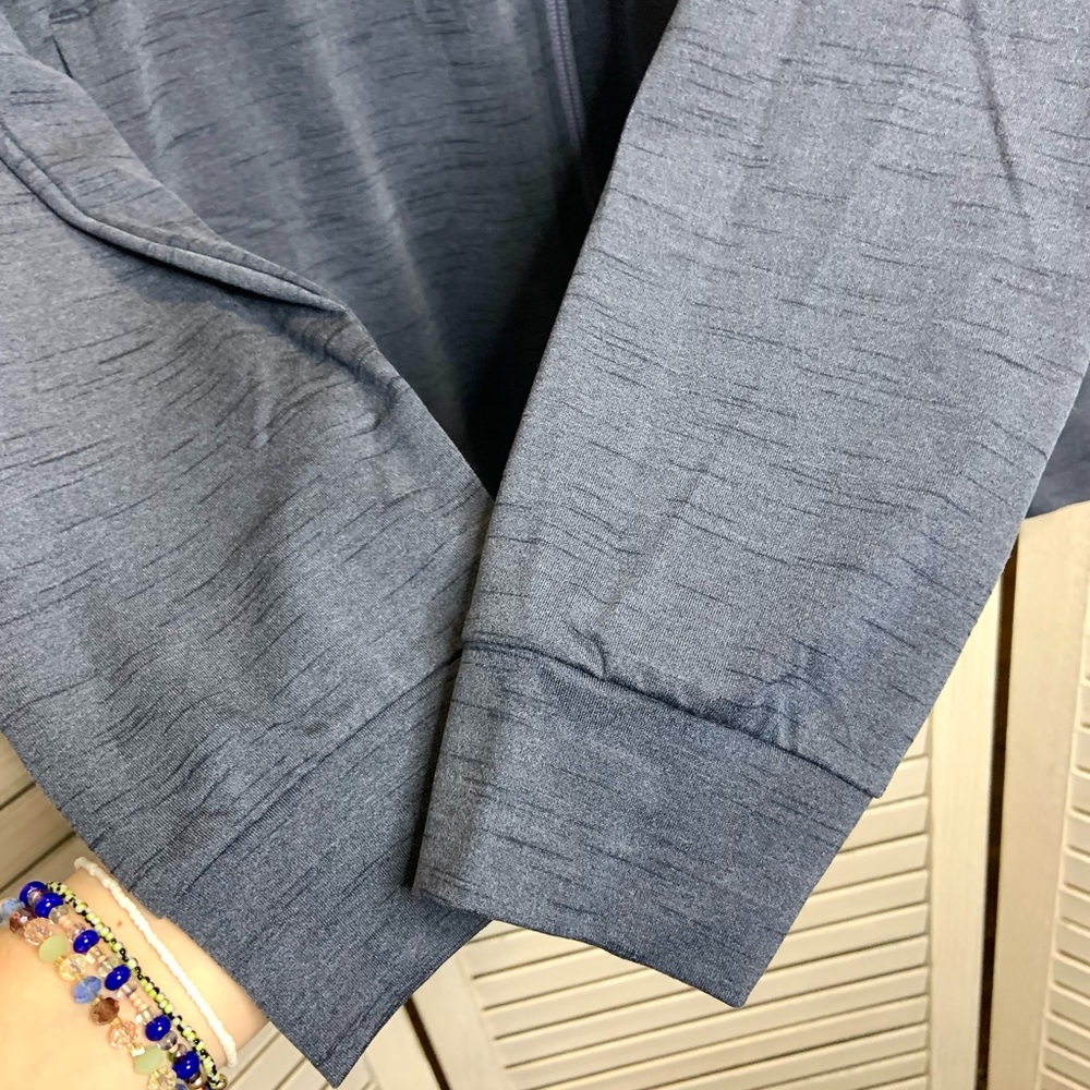 Nike Yoga Men’s Navy Blue Lightweight Zip Up Jacket Medium New - Picture 9 of 12
